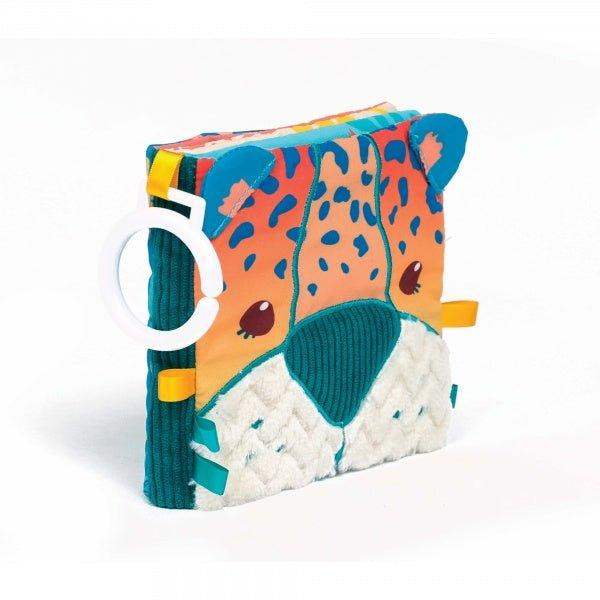 Livre d'éveil en tissu jungle - Ludi - jouet pour bébé Maroc -www.babyboss.ma