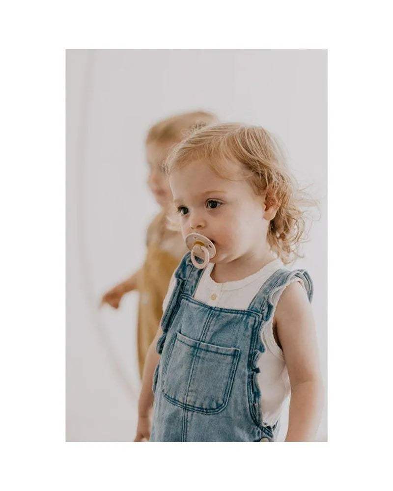 Lot de 2 Sucettes Bibs - Blush & Ivoire - Bibs - Sucettes pour bébé Maroc -www.babyboss.ma