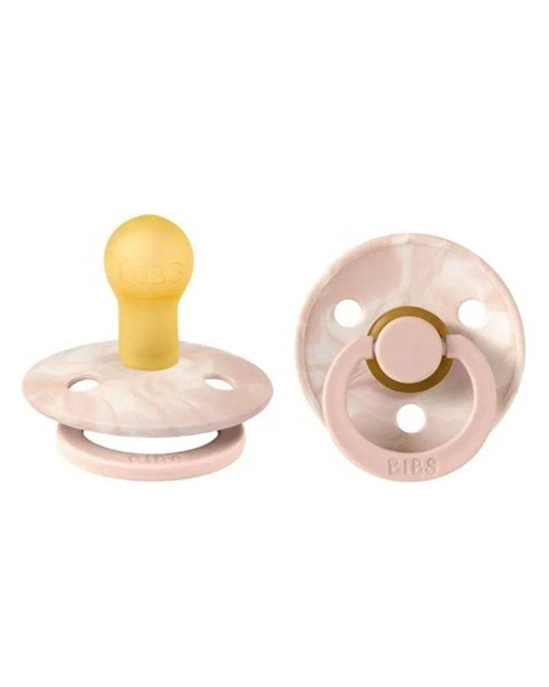 Lot de 2 Sucettes Bibs - Blush & Ivoire - Bibs - Sucettes pour bébé Maroc -www.babyboss.ma