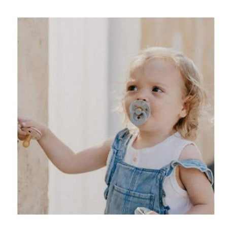 Lot de 2 Sucettes Bibs - Gris & Ivoire - Bibs - Sucettes pour bébé Maroc -www.babyboss.ma