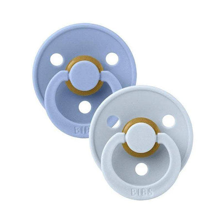 Lot de 2 Sucettes Bibs - Sky Blue & Baby Blue - Bibs - Sucettes pour bébé Maroc -www.babyboss.ma