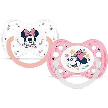 Lot de 2 sucettes Dodie Anatomiques 18 +- Minnie - Dodie - Sucettes pour bébé Maroc -www.babyboss.ma
