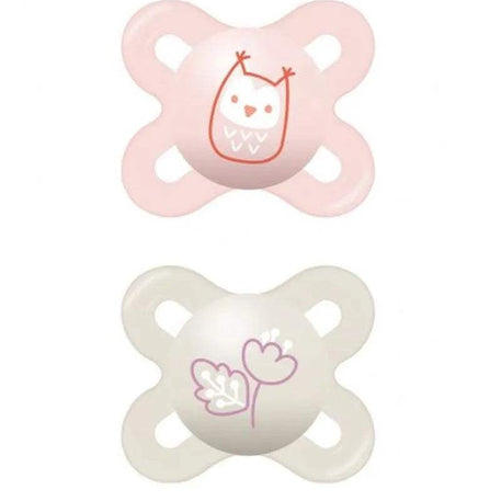 Lot de 2 Sucettes MAM original Start 0-2 mois - Fille - MAM - Sucettes pour bébé Maroc -www.babyboss.ma