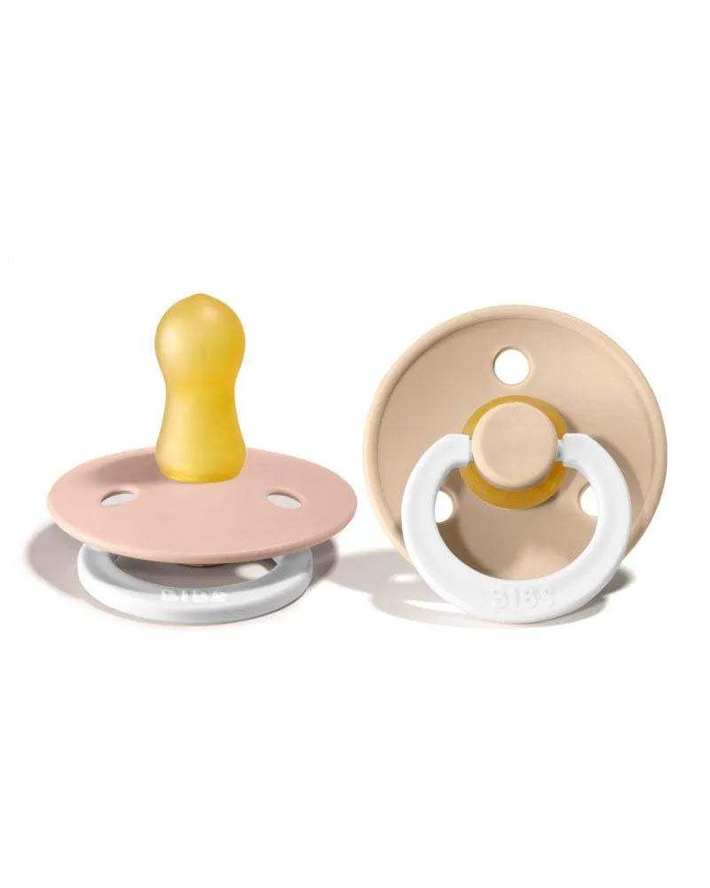 Lot de 2 Sucettes Nuit Bibs - Blush & Vanilla - Bibs - Sucettes pour bébé Maroc -www.babyboss.ma