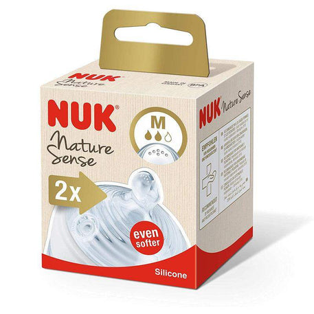 Lot de 2 Tétine Nature Sense 0-6M Taille M - NUK - NUK - Tétines pour bébé Maroc -www.babyboss.ma