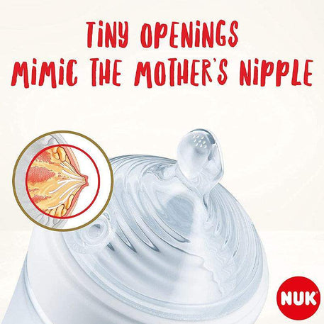 Lot de 2 Tétine Nature Sense 0-6M Taille M - NUK - NUK - Tétines pour bébé Maroc -www.babyboss.ma