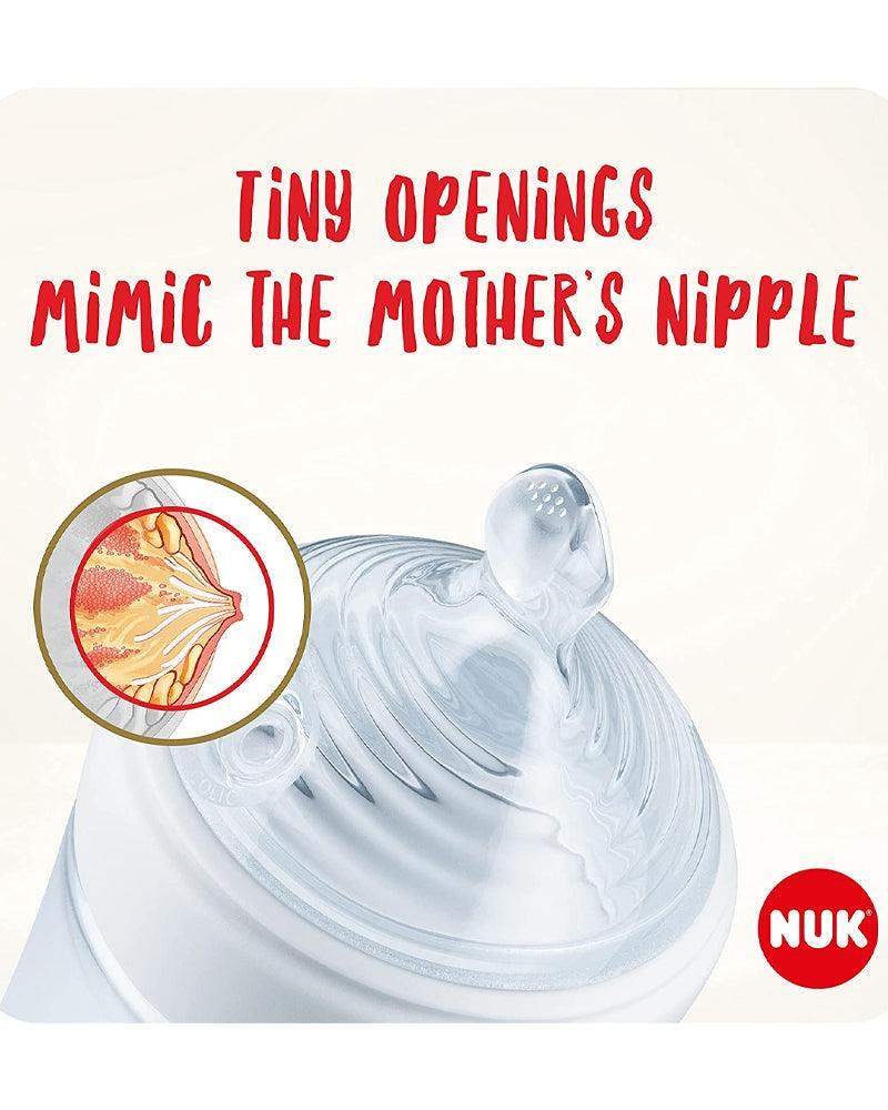 Lot de 2 Tétine Nature Sense 0-6M Taille M - NUK - NUK - Tétines pour bébé Maroc -www.babyboss.ma
