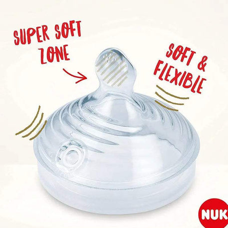 Lot de 2 Tétine Nature Sense 0-6M Taille M - NUK - NUK - Tétines pour bébé Maroc -www.babyboss.ma