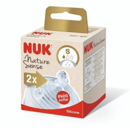 Lot de 2 Tétine Nature Sense 0-6M Taille S - NUK - NUK - Tétines pour bébé Maroc -www.babyboss.ma