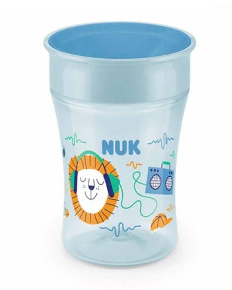 Magic Cup 360° Tasse pour Boire 230ml NUK 8M+ - Bleu - NUK - Gourdes pour bébé Maroc -www.babyboss.ma