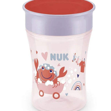 Magic Cup 360° Tasse pour Boire 230ml NUK 8M+ - Rouge - NUK - Gourdes pour bébé Maroc -www.babyboss.ma