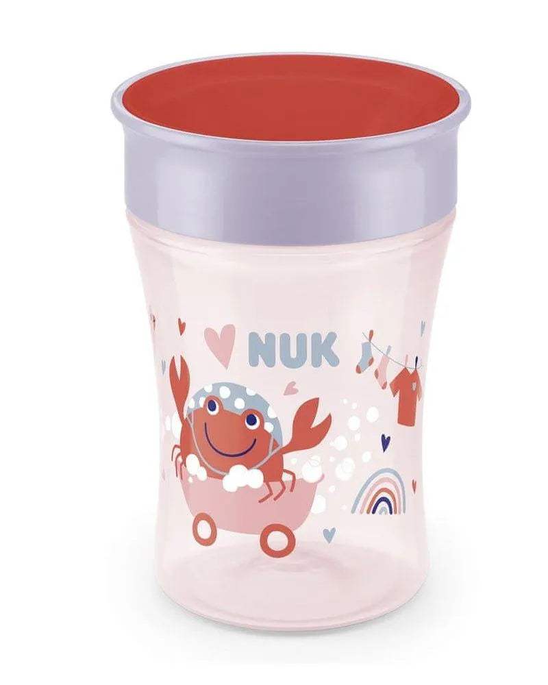 Magic Cup 360° Tasse pour Boire 230ml NUK 8M+ - Rouge - NUK - Gourdes pour bébé Maroc -www.babyboss.ma
