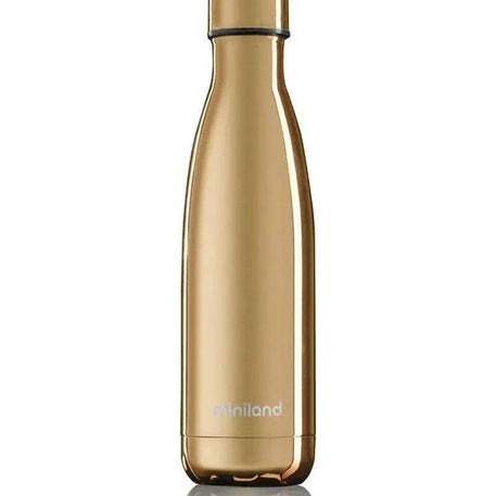 Miniland Bouteille Deluxe 500ml - Gold - Miniland - Gourdes Isothermes pour bébé Maroc -www.babyboss.ma