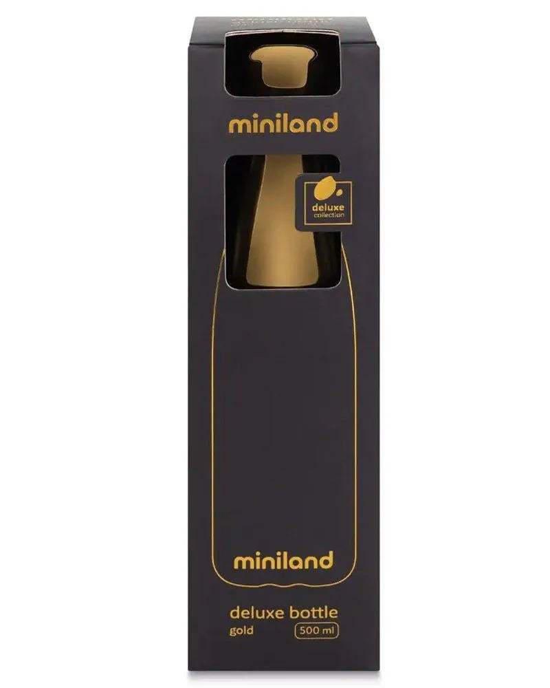Miniland Bouteille Deluxe 500ml - Gold - Miniland - Gourdes Isothermes pour bébé Maroc -www.babyboss.ma