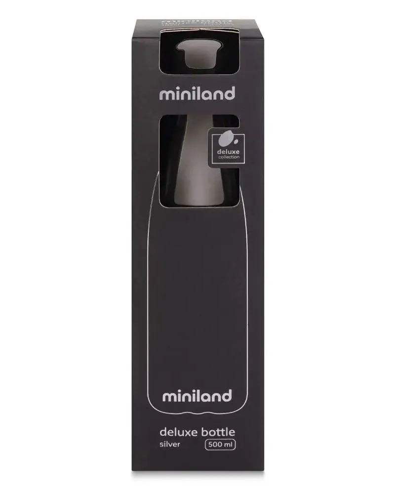 Miniland Bouteille Deluxe 500ml - Silver - Miniland - Gourdes Isothermes pour bébé Maroc -www.babyboss.ma