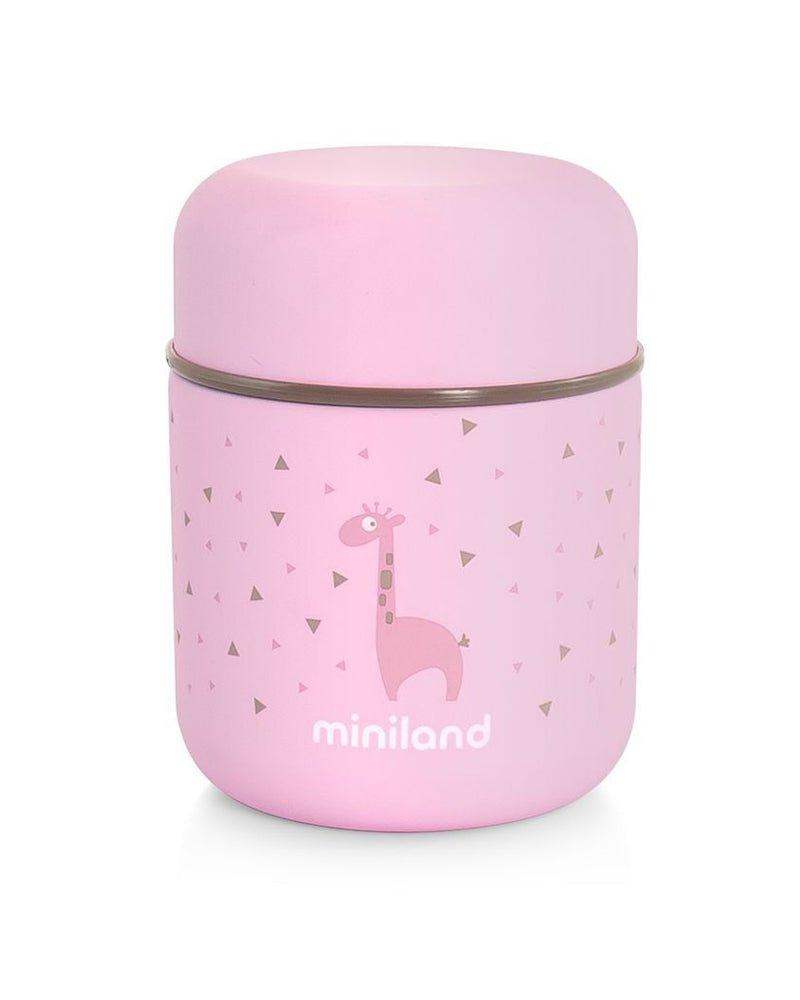 Miniland Thermos Alimentaire Solide 600ml - Rose - Miniland - Thermos pour bébé Maroc -www.babyboss.ma