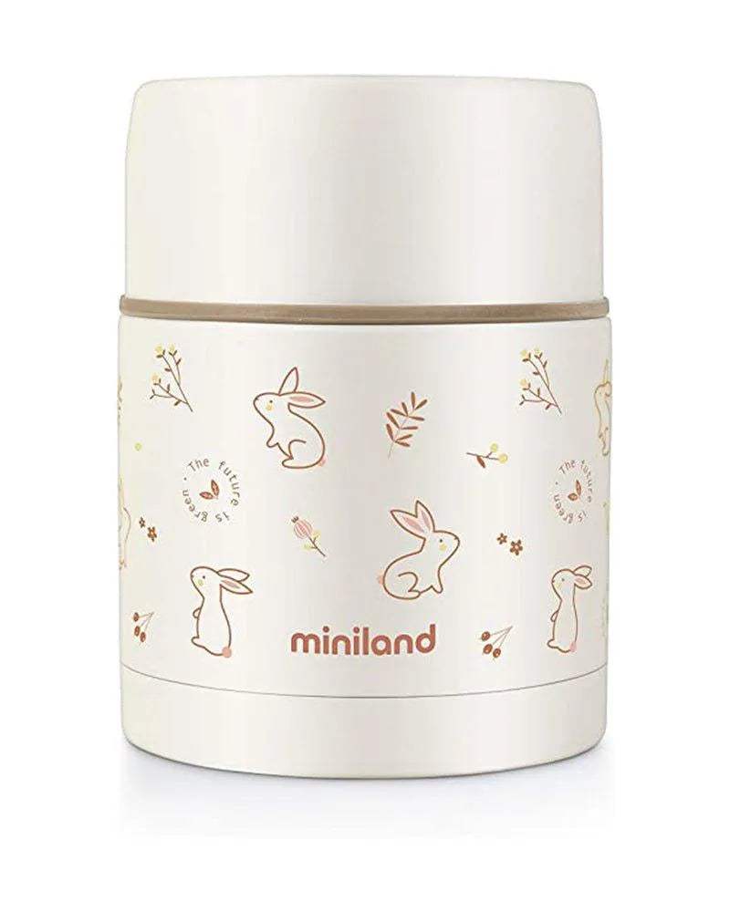 miniland-thermos-alimentaire-solide-600ml-bunny-babyboss-ma-miniland-pour-bebe-maroc-1 - Babyboss.ma -bebe-maroc
