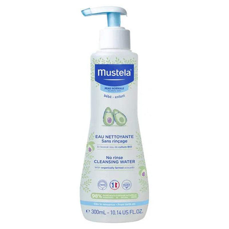 Mustela Eau Nettoyante Sans Rinçage à l'Avocat - 300ml - Mustela - Eaux de Toilette pour bébé Maroc -www.babyboss.ma
