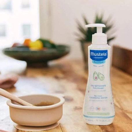 Mustela Eau Nettoyante Sans Rinçage à l'Avocat - 300ml - Mustela - Eaux de Toilette pour bébé Maroc -www.babyboss.ma