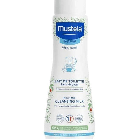 Mustela Lait de Toilette sans Rinçage à l'Avocat Bio - 200ml - Mustela - Hygiène et Soin pour bébé Maroc -www.babyboss.ma