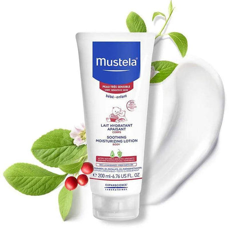 Mustela Lait Hydratant Corps Apaisant - 200ml - Mustela - Hydratants Corps pour bébé Maroc -www.babyboss.ma