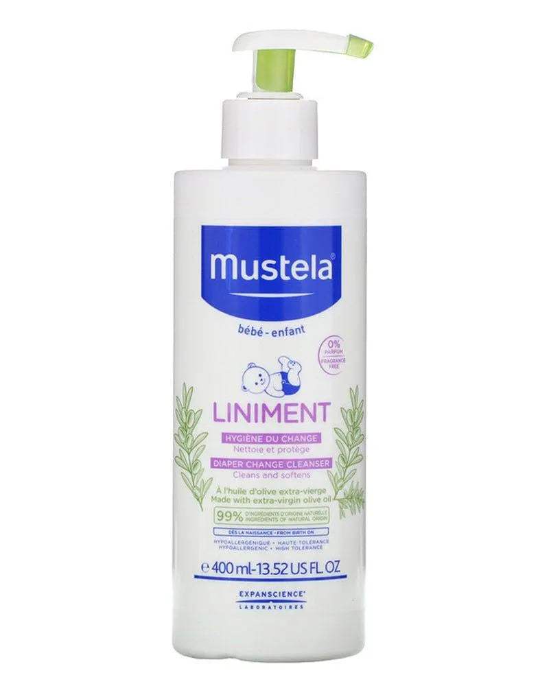 Mustela Liniment Pompe - 400ml - Mustela - Hygiène et Soin pour bébé Maroc -www.babyboss.ma