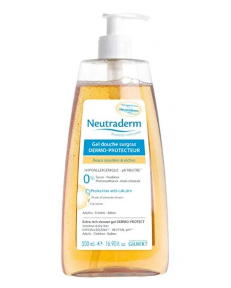 Neutraderm Gel douche surgras dermo-protecteur - 500ml - Neutraderm - Gels Douche pour bébé Maroc -www.babyboss.ma