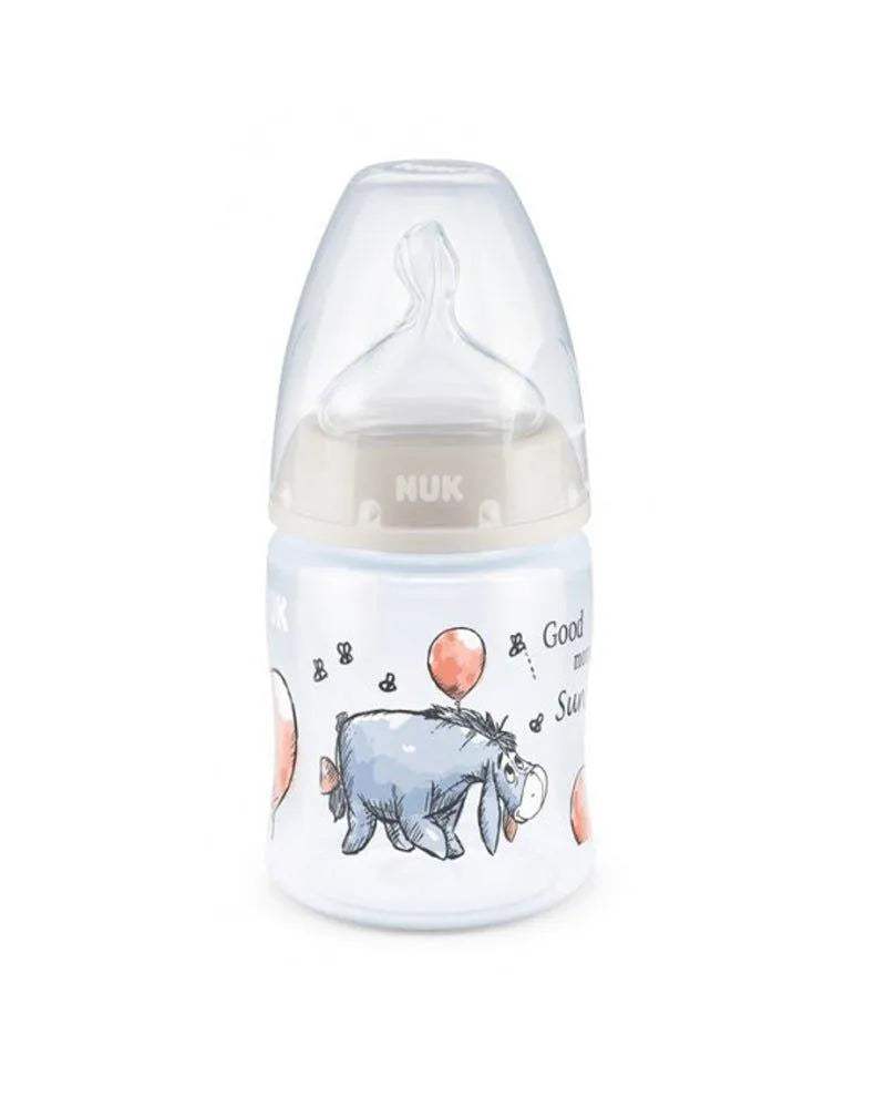 NUK Biberon First Choice+ 0-6m 150ml - Winnie l'ourson - NUK - Biberon pour bébé Maroc -www.babyboss.ma