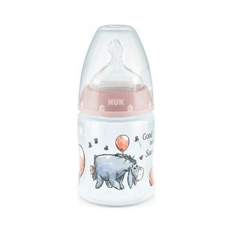NUK Biberon First Choice+ 0-6m 150ml - Winnie l'ourson Rose - NUK - Biberon pour bébé Maroc -www.babyboss.ma