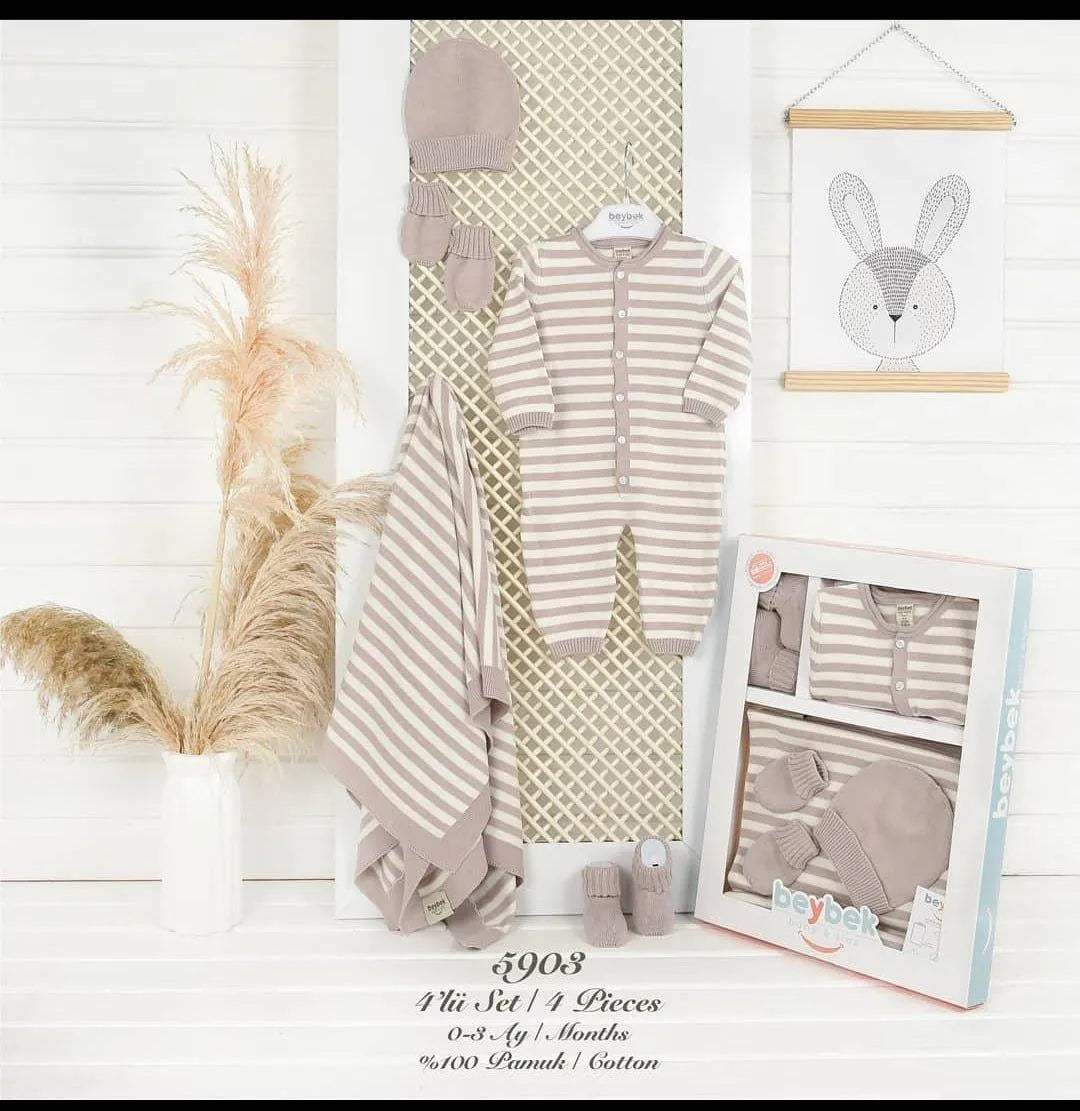 Pack naissance 100% coton - Beybek - pour bébé Maroc -www.babyboss.ma