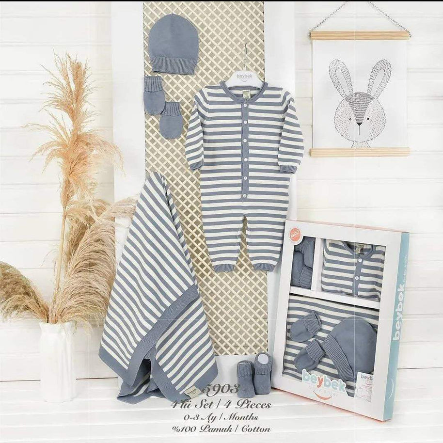 Pack naissance 100% coton - Beybek - pour bébé Maroc -www.babyboss.ma