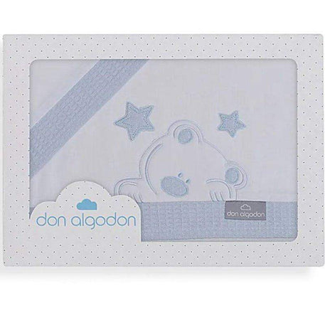 Parure de Lit 60×120cm - Bleu - Interbaby - Linge de lit pour bébé Maroc -www.babyboss.ma