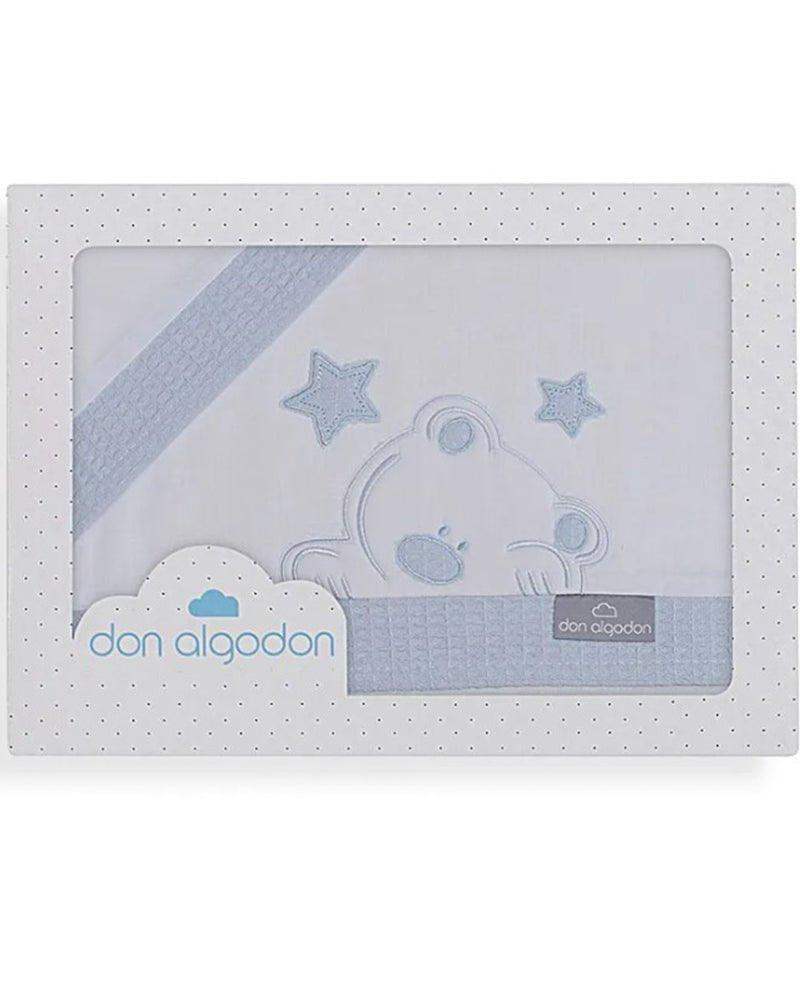 Parure de Lit 60×120cm - Bleu - Interbaby - Linge de lit pour bébé Maroc -www.babyboss.ma