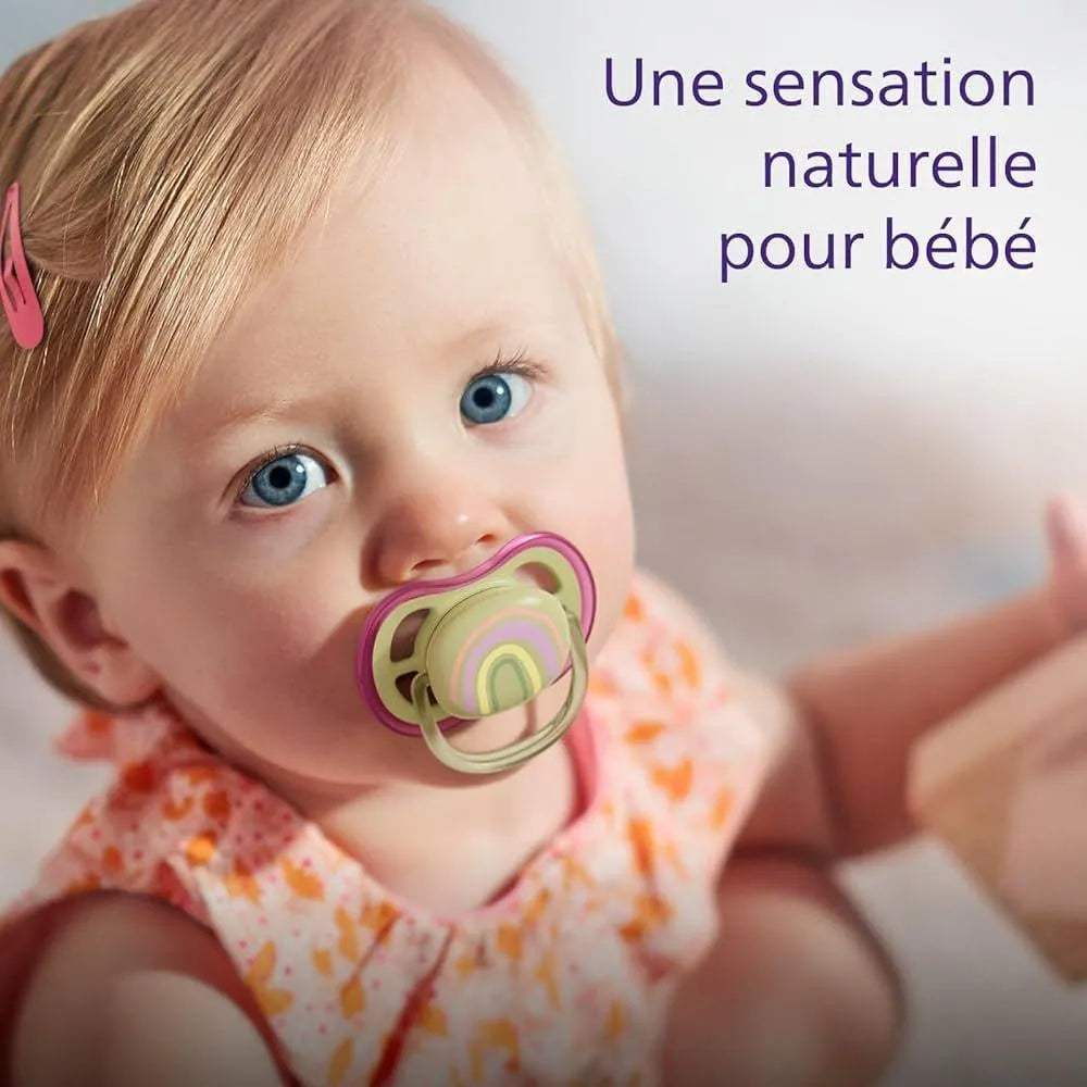 Philips Avent Sucette Ultra Air - 0-6 mois - Philips Avent - pour bébé Maroc -www.babyboss.ma