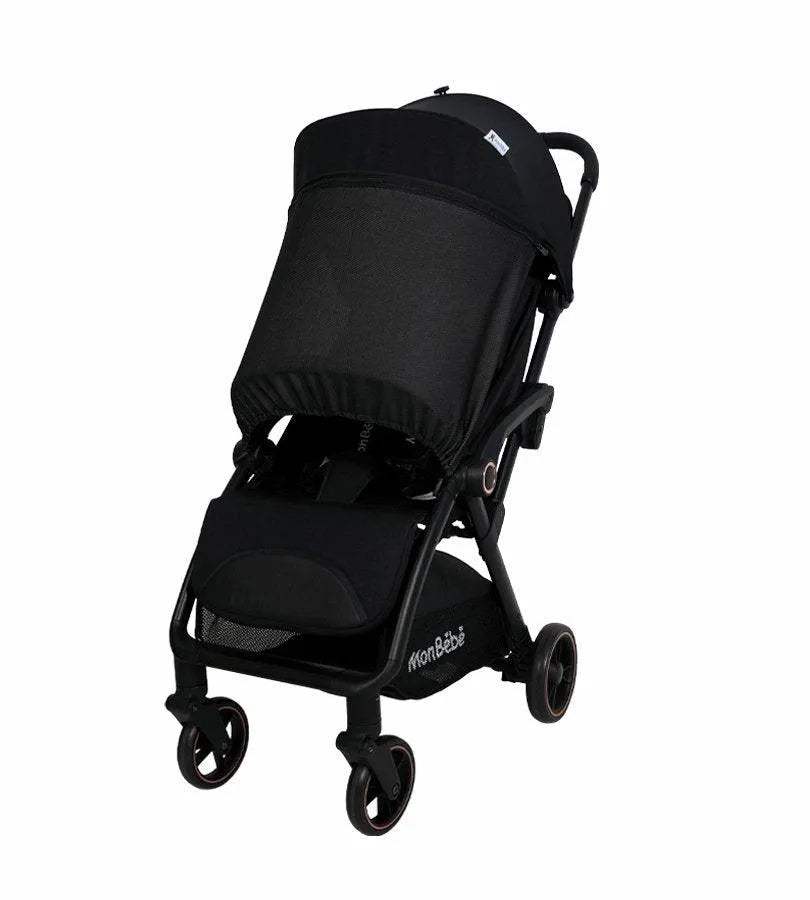 POUSSETTE AUTO-PLIANTE NOIR – MON BÉBÉ - mon bebe - Poussettes pour bébé Maroc -www.babyboss.ma