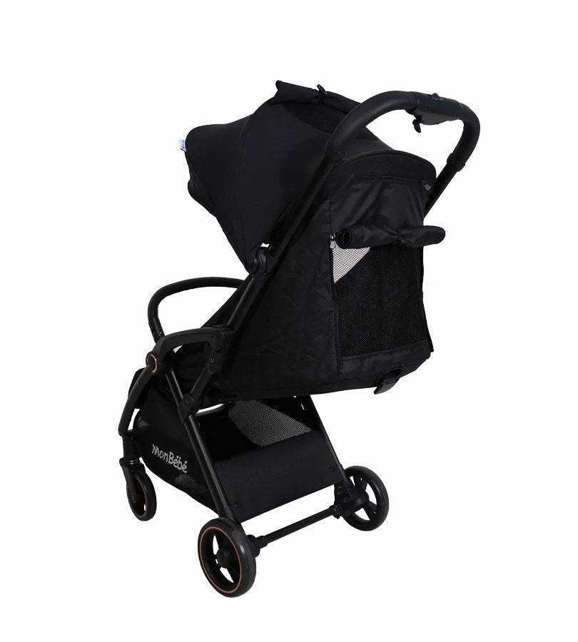 POUSSETTE AUTO-PLIANTE NOIR – MON BÉBÉ - mon bebe - Poussettes pour bébé Maroc -www.babyboss.ma
