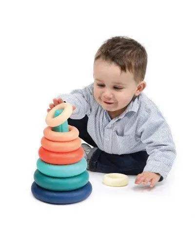 Pyramide d'anneaux LUDI - Ludi - - Babyboss.ma
