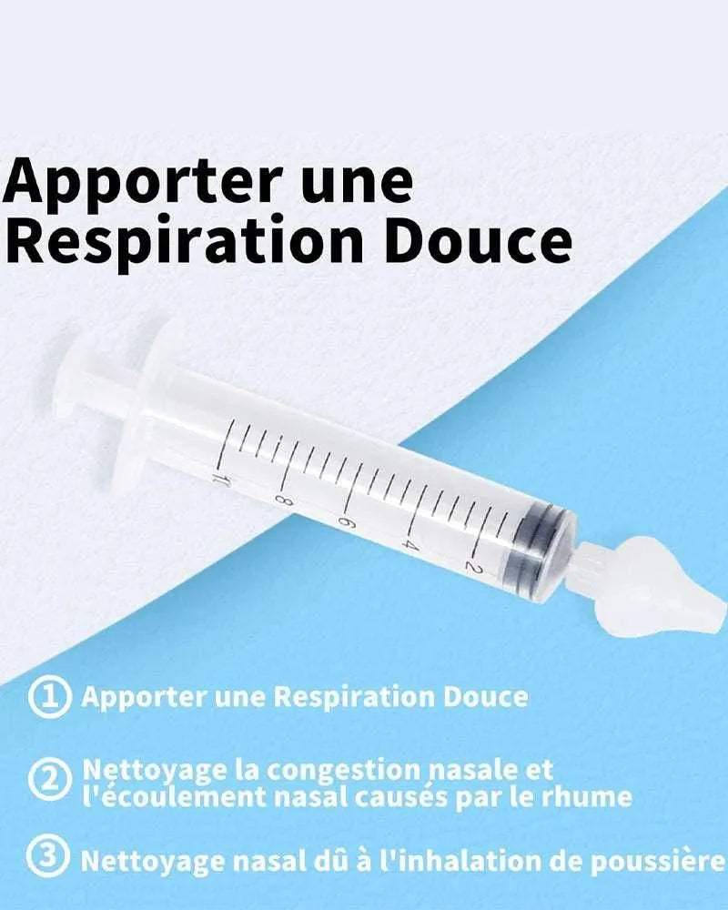 Seringue Nasale Pour Bébé 2 Pièces - 10ml - Baby Age - Hygiène et Soin pour bébé Maroc -www.babyboss.ma