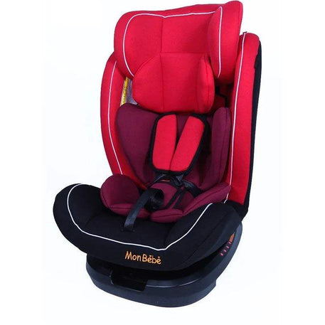 SIÈGE AUTO PIVOTANT ISOFIX GROUPE 0/1/2/3 ROUGE – MON BEBE - mon bebe - Siège auto pour bébé Maroc -www.babyboss.ma