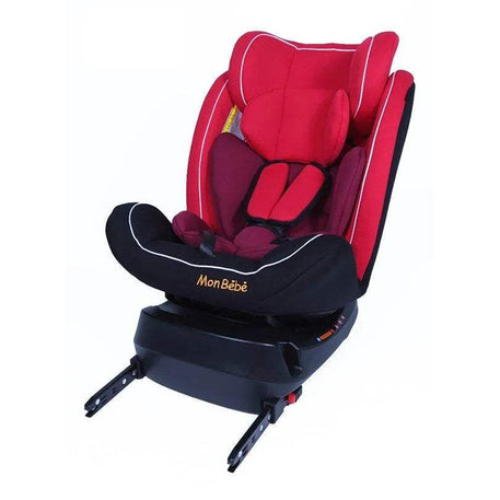 SIÈGE AUTO PIVOTANT ISOFIX GROUPE 0/1/2/3 ROUGE – MON BEBE - mon bebe - Siège auto pour bébé Maroc -www.babyboss.ma