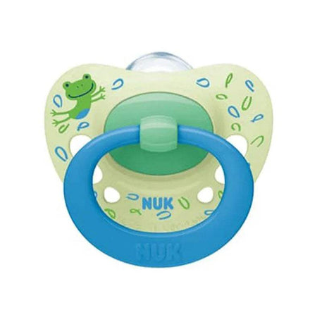 Sucette NUK Signature 6-18M - Bleu & Vert - NUK - Sucettes pour bébé Maroc -www.babyboss.ma