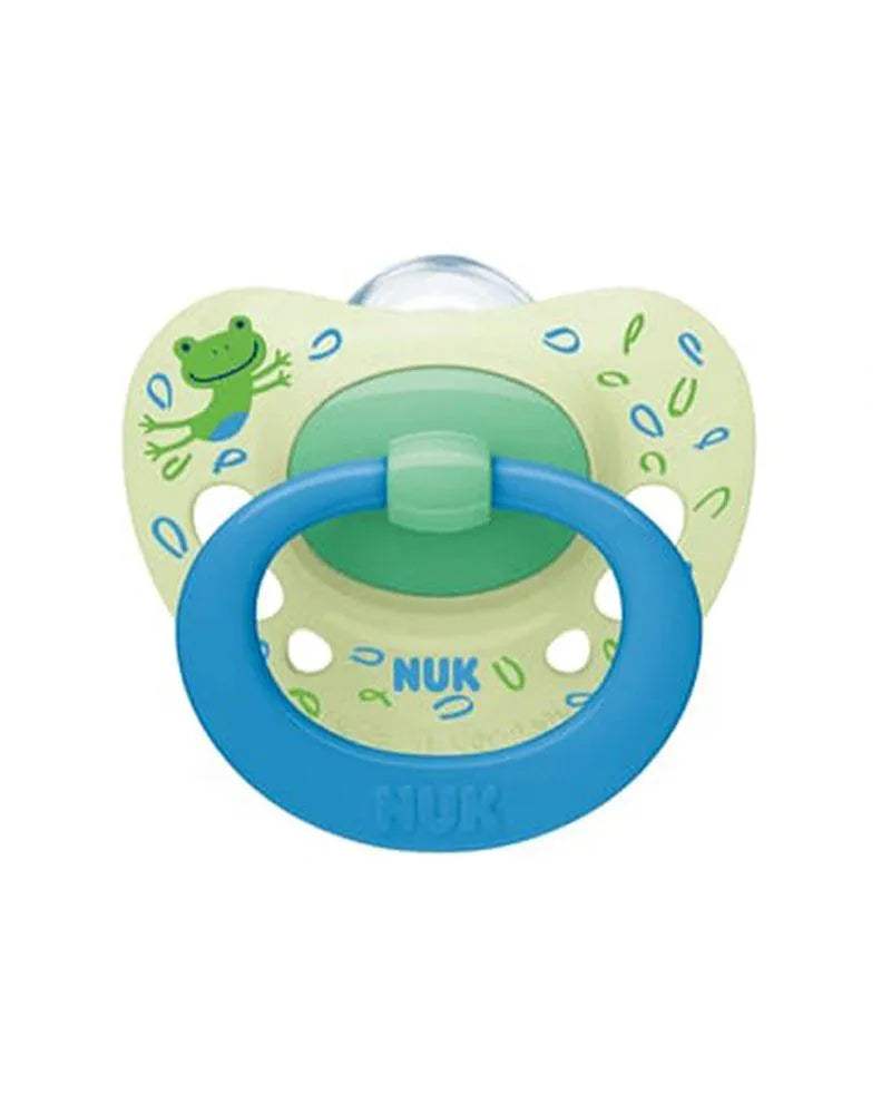Sucette NUK Signature 6-18M - Bleu & Vert - NUK - Sucettes pour bébé Maroc -www.babyboss.ma
