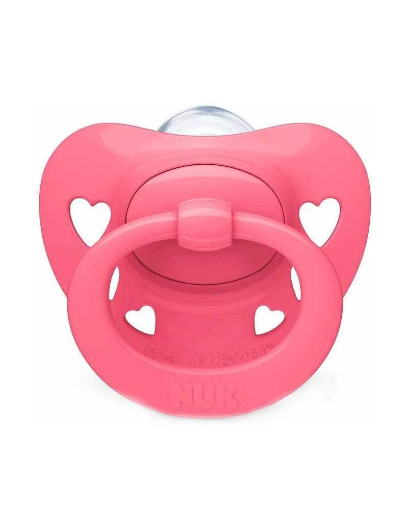 Sucette NUK Signature 6-18M - Rose - NUK - Sucettes pour bébé Maroc -www.babyboss.ma