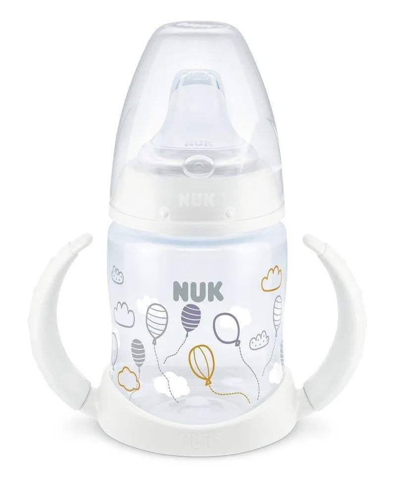 Tasse d'apprentissage NUK avec Température Control 150ml 6-18M - Blanc - NUK - Tasses pour bébé Maroc -www.babyboss.ma