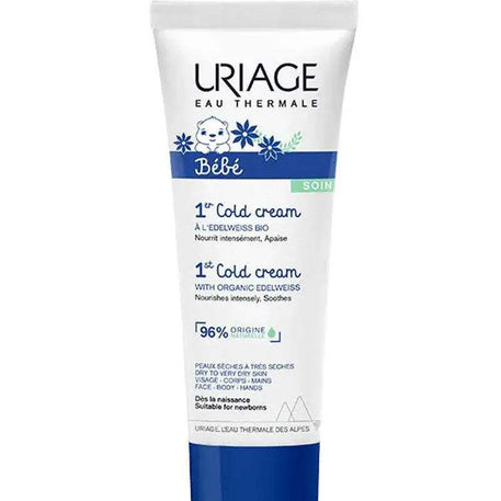 Uriage Bébé 1er Cold Cream - Crème Ultra-Nourissante 75ml - Uriage Bébé - Hygiène et Soin pour bébé Maroc -www.babyboss.ma