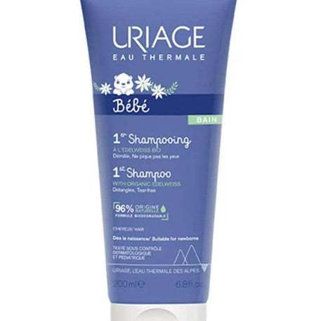 Uriage Bébé 1er Shampoing - 200ml - Uriage Bébé - Hygiène et Soin pour bébé Maroc -www.babyboss.ma