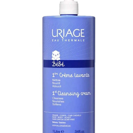 Uriage Bébé 1ère Crème Lavante - 1L - Uriage Bébé - Hygiène et Soin pour bébé Maroc -www.babyboss.ma