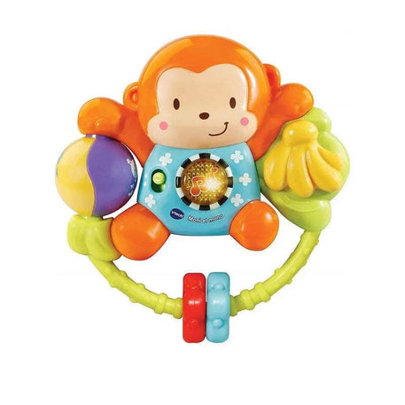 Vtech Mon Hochet Tourni Ouistiti 3-36M - Vtech - Hochets pour bébé Maroc -www.babyboss.ma