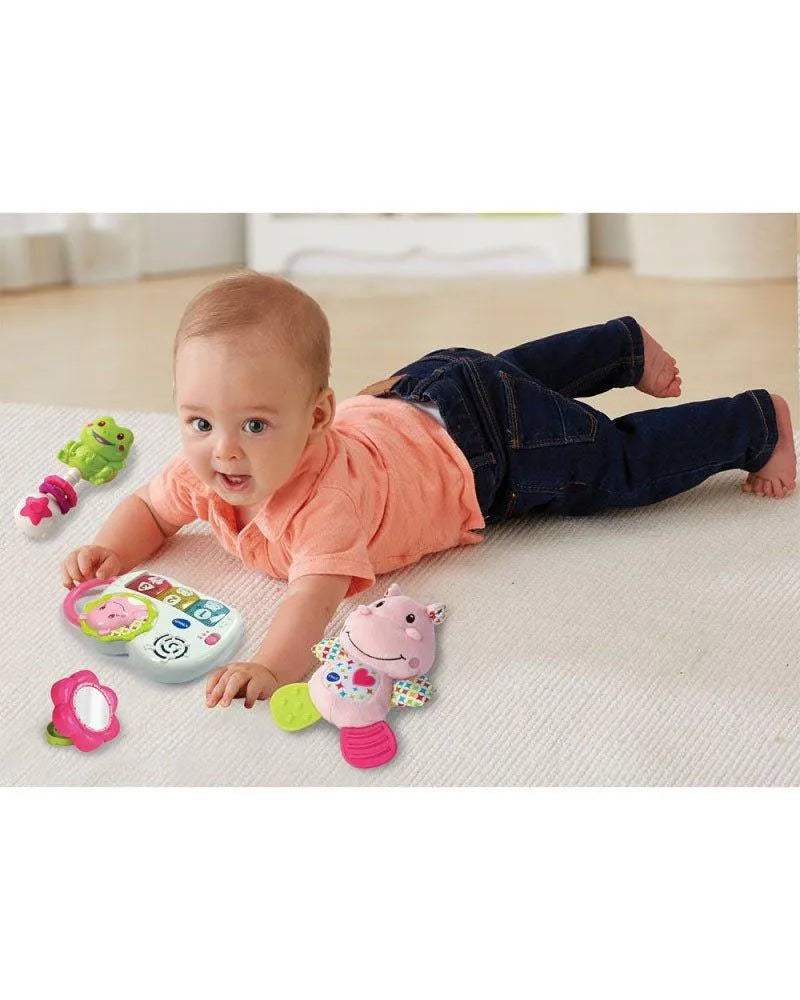 صندوق الولادة الوردي Vtech 0-36m - موقع BABYBOSS Vtech مخصص للأمهات ورعاية الأطفال. ألعاب موسيقية