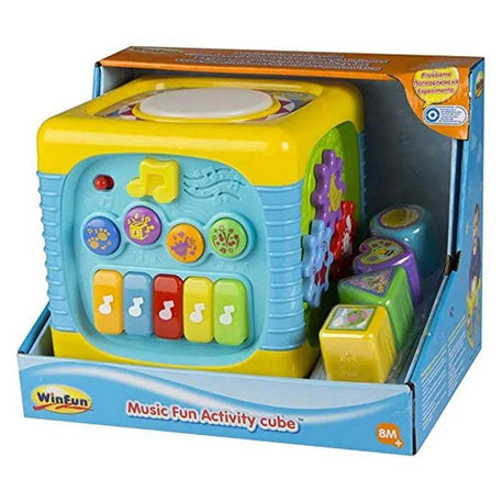 Winfun Grand Cube D'activités 8M+ - Winfun - Jouets Musicaux pour bébé Maroc -www.babyboss.ma